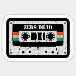 Cassette Vintage - Zeds Dead Sticker